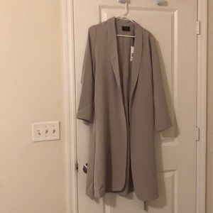 Long grey coat